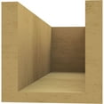 thumbnail image 4 of Ekena Millwork 6"W x 6"H x 16"L Block Woodgrain TimberThane Rafter Tail, Primed Tan, 4 of 6