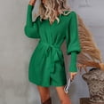 thumbnail image 5 of Vedolay Womens Cardigan Sweaters Long Sleeve Sweaters Knit Draped Open Cardigan Coat 2023 Green,M, 5 of 5