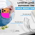 thumbnail image 5 of Case For Apple iPhone Air / 17 Pro / 17 Pro Max Series Case, Slim Thin Transparent Flexible Clear TPU Shockproof Phone Case For iPhone 17 Series, Hot Magenta, 5 of 6