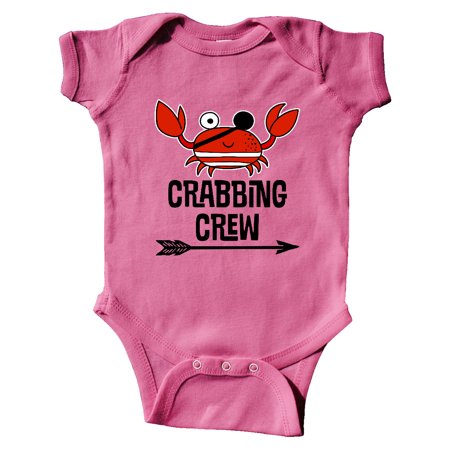 

Inktastic Crabbing Crew Crab Lover Gift Baby Boy or Baby Girl Bodysuit