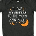 thumbnail image 4 of Inktastic I Love My Sisters to the Moon and Back Boys or Girls Baby Bodysuit, 4 of 5