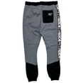 thumbnail image 2 of Ecko Unltd Men's Sweatpants Side Logo Tape Strip Marled Heather Fleece Jogger (XXX-Large, Grey Marled), 2 of 4