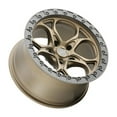 thumbnail image 2 of Weld Off-Road W106 Ledge Wheels 17x9 Satin Bronze/Black, 2 of 3