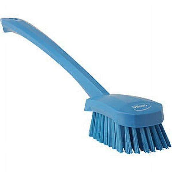 Vikan Long Handle Utility Brush- Medium - Blue (3 Units)