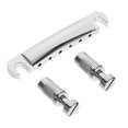 thumbnail image 4 of Guitar Bridge Part Replacement Saddle Tailpiece Acoustic Tuner Clip Pins Silver, 4 of 8