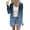 Dark Blue, variant on Women's Mid-Length Gradient Color Cardigan, Open Front Button Down Knit Sweater, Lightweight Longline Cover Up, Casual Duster Coat, Tunic Length Layering Piece Pink XXL