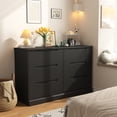 thumbnail image 2 of 6 Drawer Chest of Drawers, Modern Storage Cabinet Dresser Organizer Unit, for Living Room, Closet, Entryway, 2 of 11