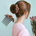 2 Pack Pearl Rhinestone Side Comb for Hairstyle Hair Accessories Women