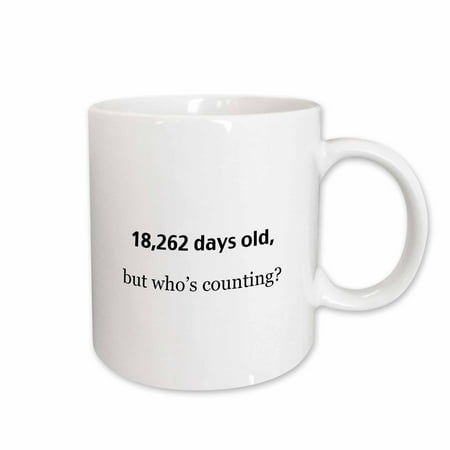 

3dRose 18 262 days old but whos counting Ceramic Mug 11-ounce