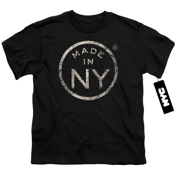 New York City Ny Made Youth 18/1 T-Shirt Black