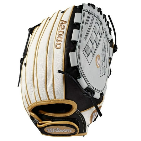 Wilson 12.5" A2000 Series SuperSkin Fastpitch Softball Glove, Left Hand Throw