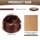 thumbnail image 3 of Uxcell Kit de Reparación de Mimbre de 1 Paquete, Suministros de Reemplazo de Ratán Plano de 5mm x 66ft/20m para Reparación de Muebles de Patio [Marrón], 3 of 7