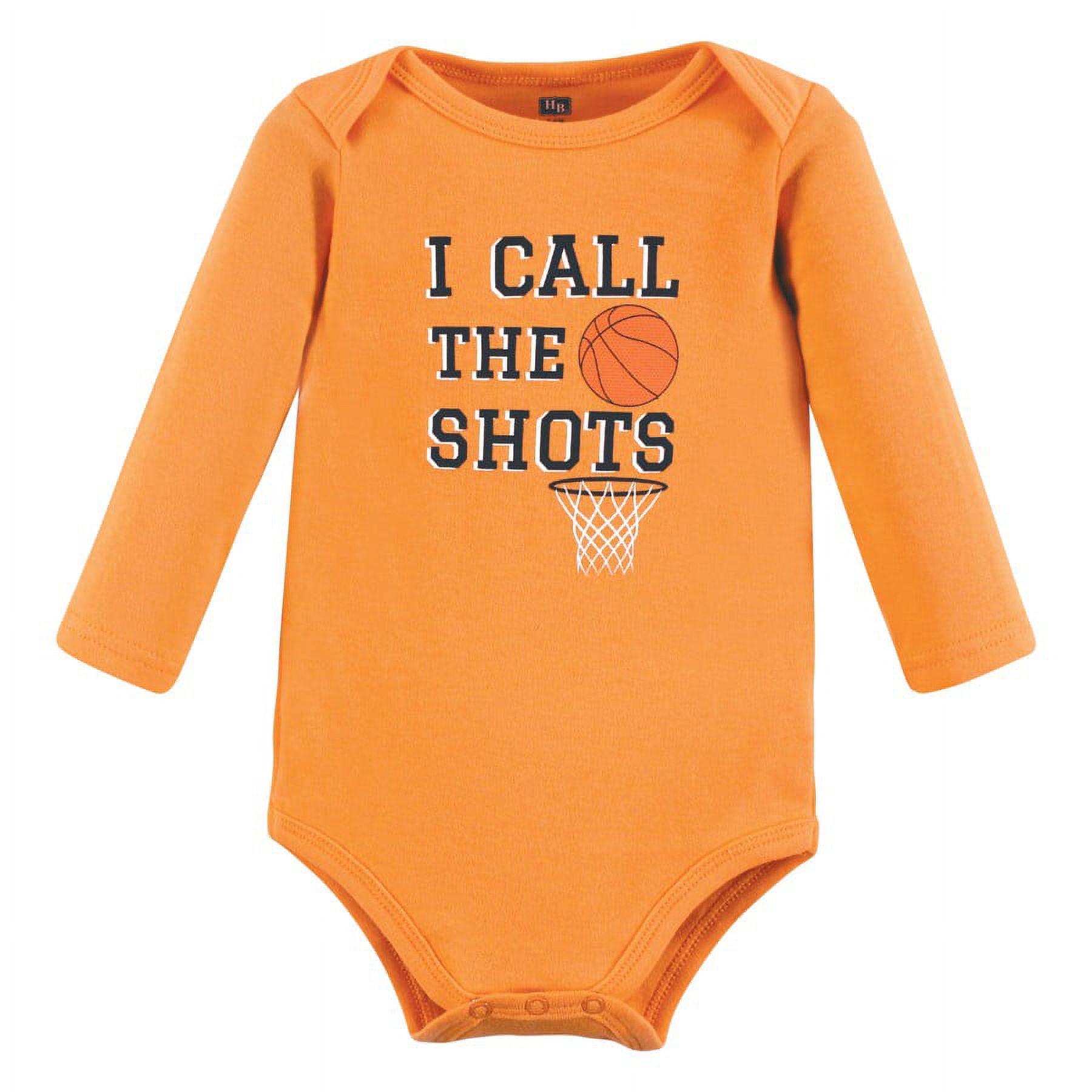 Hudson Baby Cotton Long-Sleeve Bodysuits, 7-Pack, Newborn-24 Months