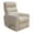 Oyster, variant on Bowery Hill Polyester/PU Manual Swivel Glider Recliner in Black