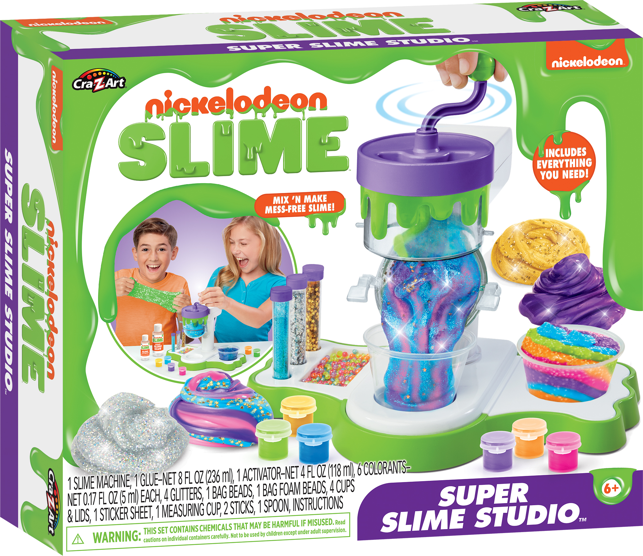 Cra-Z-Art - Nickleodeon Ultimate Slime Making Lab with Tabletop Mixer - image 4 of 12