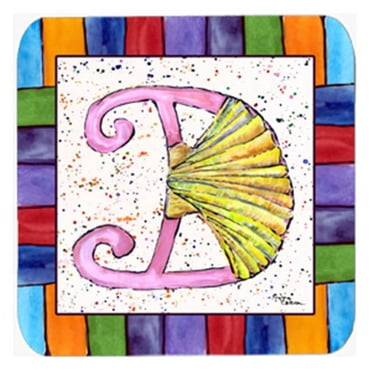Carolines Treasures 8427-FC Shell Foam Coasters - Set 4- 3.5 x 3.5 In.