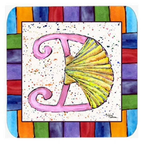 Carolines Treasures 8427-FC Shell Foam Coasters - Set 4- 3.5 x 3.5 In.