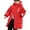 Red, variant on Ruyang Kids Winter Puffer Coat Boys Girls Padded Warm Puffy Long Parka Coat Zip Up Button Hooded Down Quilted Outwear