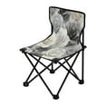 thumbnail image 2 of 600D Oxford Camping Chair Portable Foldable Chair Supports 220 lbs for Picnic, Fishing, Backpacking Ink Wash Style Roses, 2 of 8
