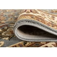 thumbnail image 6 of Sensation Traditional 6.7' x 9.6' Oval Blue and Beige Polypropylene Indoor Area Rug, 6 of 7