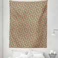 thumbnail image 1 of Abstract Tapestry, Colorful Geometric Ethnic Style Zigzag Diagonal Shapes Contemporary Folk, Fabric Wall Hanging Decor for Bedroom Living Room Dorm, 5 Sizes, Ivory and Multicolor, by Ambesonne, 1 of 1