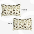 thumbnail image 4 of Balery Chicken Cartoon Bedding Queen Pillow Cases - Envelope Closure - Soft Brushed Microfiber Fabric - Shrinkage and Fade Resistant Pillow Cases-16"x24", 4 of 9