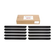 APC 1U 19 Black Modular Toolless Airflow Management Blanking Panel - Qty 10