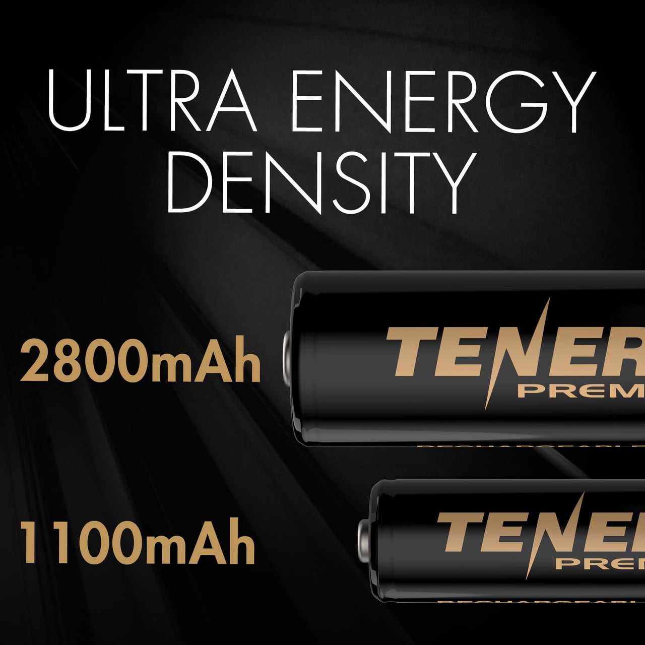 Tenergy Premium Pro Rechargeable AA and AAA General Purpose Batteries, 12 Count AA and 12 Count AAA
