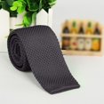 thumbnail image 5 of Landzoo One Men's Slim Knit Tie Solid Color Necktie Casual Business Wedding Party Formal Wear Accessories Soft Stylish Basic Tie, 5 of 5