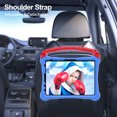 thumbnail image 6 of Kids Case For iPad 9th/8th/7th Generation – Soft TPU Military Grade Shockproof Boxing Design Kickstand Cover with Portable Handle & Shoulder Strap - Blue, 6 of 8