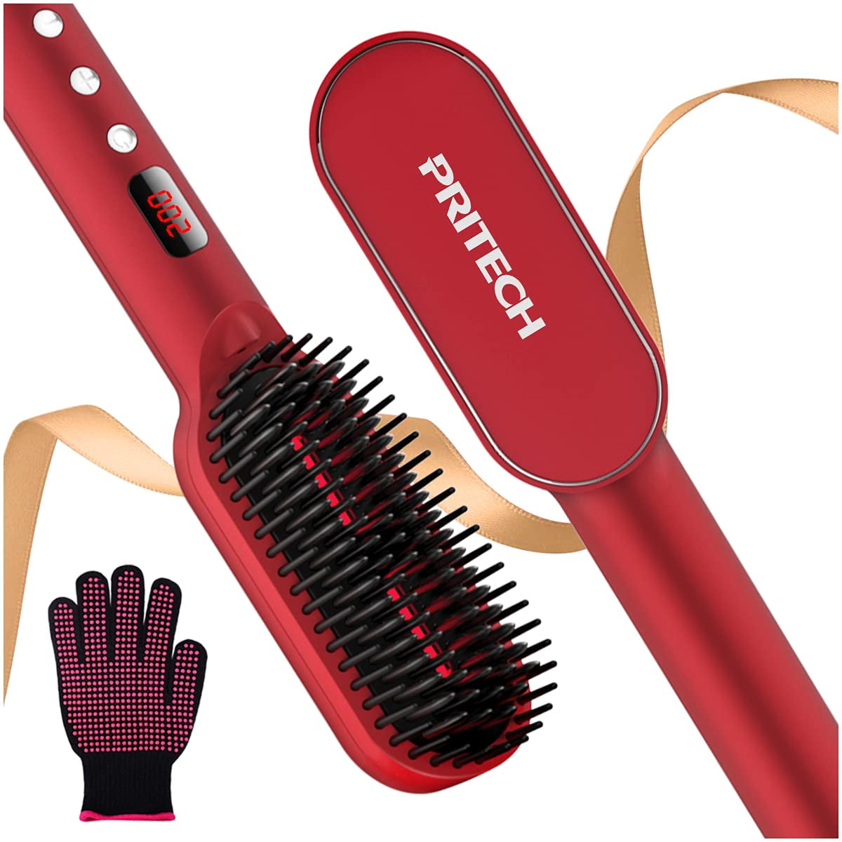 Hair brush iron discount