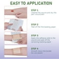 thumbnail image 3 of LotFancy Silicone Foam Dressing, 4x4 in, 10 Count, Adhesive Wound Dressing, Bed Sores Bandage, 3 of 10