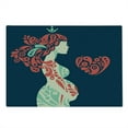 thumbnail image 2 of Abstract Cutting Board, Motherhood Theme Pregnant Woman and Heart, Decorative Tempered Glass Cutting and Serving Board, in 3 Sizes, by Ambesonne, 2 of 5