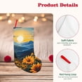 thumbnail image 4 of Vsdgher Elegant Sunset Sunflower Christmas Stockings 18 inch Large Kids Stocking Bags Hanging Socks for Christmas Decor Decorations, 4 of 7