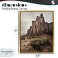 thumbnail image 4 of Stupell Industries Rustic Lodge Desolate Rock View Gold Floating Frame Canvas Art, 25 x 31, by Kim Allen, 4 of 8