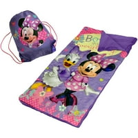 Disney Minnie Mouse Slumber Bag with BONUS Sling Bag