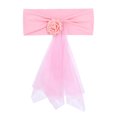 thumbnail image 4 of WEUVEB Faja De Organza Rosa Para Sillas Decorativas En Bodas Y Celebraciones Especiales, 4 of 8