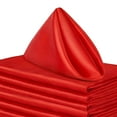 thumbnail image 2 of 10x Weddings Party Napkins Portable Elegant for Events Banquets Weddings Red, 2 of 9