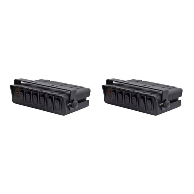 Dalazy Interrupteur à Bascule de Gang Efficace pour un Fonctionnement Fonctionnel et Durable Compatible Rouge 2 Ensembles