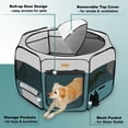 thumbnail image 2 of Pet Playpen Akinerri Portable for Cat, Dog, Rabbit Blue, 2 of 7