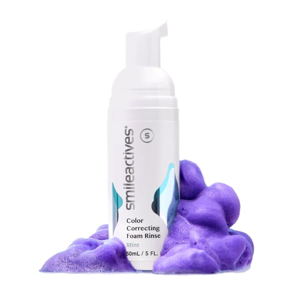 Smileactives Color Correcting Foam Rinse - Mint