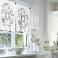 thumbnail image 2 of LALILO Kitchen Curtains and Valances Set of 3 36" Solar Window Treatment Tiers for Window Decor, 2 of 5