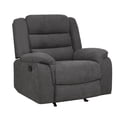 thumbnail image 2 of Fauteuil Inclinable Gris de Luxe avec Console, 2 of 2