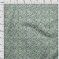 thumbnail image 4 of oneOone Cotton Cambric Dusty Green Fabric Asian Suzani Diy Clothing Quilting Fabric Print Fabric By Yard 42 Inch Wide, 4 of 5