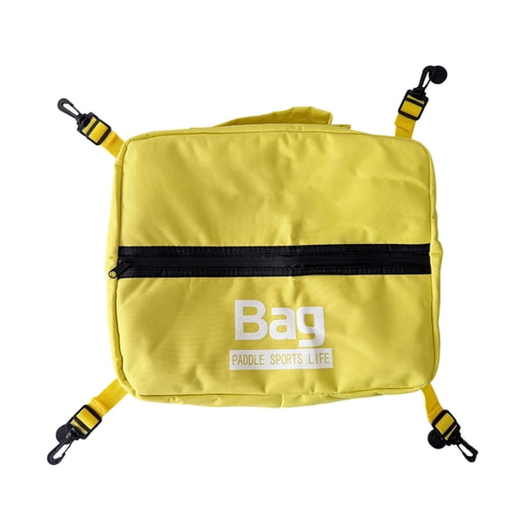Paddleboard Storage Bag with Fastening Straps,Waterproof Kayak Deck Cooler Bag with Zipper & Rotatable Hooks, Lightweight Insulated Organizer for SUP Paddling, Outdoor Picnic, Beach & Water Sports