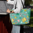 thumbnail image 4 of Wukai Happy Summer Print Zipper Bag,large Beach Tote Bag,Waterproof Sandproof Bag,Grocery and Picnic Tote Travel Bag, 4 of 5
