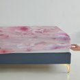 thumbnail image 5 of Flower Fitted Sheet Set with Pillowcase 3D Rose Printed Bedding Set Home Bedroom Decor,Queen (60"x80"), 5 of 5