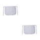 thumbnail image 3 of Wosthever Delantal Cocina Moderna Medio Delantal con Bolsillo Blanco 2piezas, 3 of 6