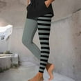 thumbnail image 5 of Sweat Pants for Womens New Women's Halloween Striped Leggings Sports Fitness Stretch Pants Casual Tights Cute Graphic Yoga Trousers Gray 3XL, 5 of 8