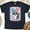 Navy, variant on 4th of July Raccoon Shirt, Funny Animal Graphic Tee with Fireworks and Bow, Navy, Size S
